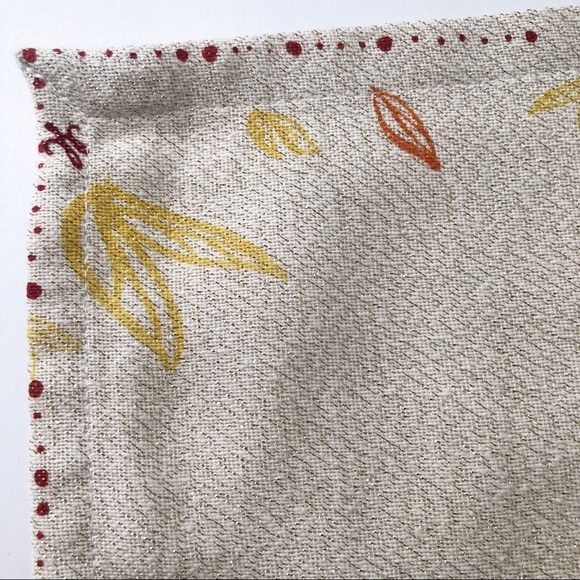 Anthropologie pumpkin spice shimmer dish towel - Picture 7 of 8